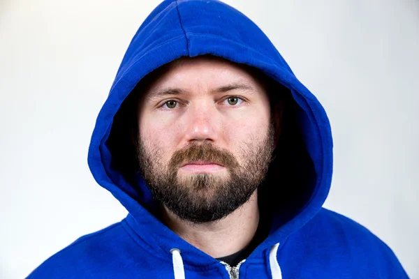 Hombre de 30 años posando para retrato de estudio — Foto de Stock