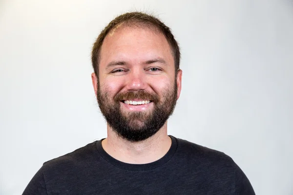 Hombre de 30 años posando para retrato de estudio — Foto de Stock