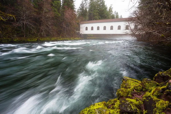 Pont historique Belknap Fleuve McKenzie — Photo