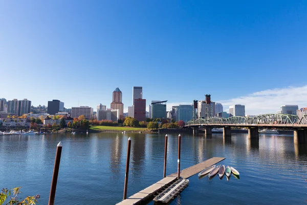 Skyline der Stadt Portland — Stockfoto