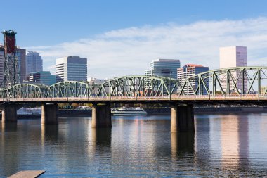 Şehir Portland Oregon manzarası
