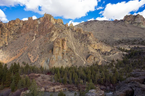 Smith Rock State Park w stanie Oregon — Zdjęcie stockowe