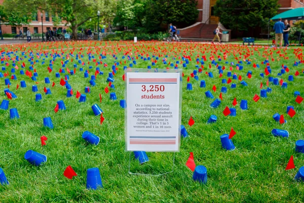 Szexuális zaklatás tudatosság hónap a University of Oregon — Stock Fotó