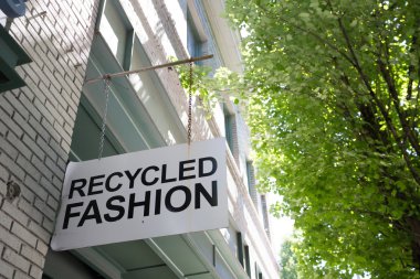 Recycled Fashion Portland Oregon clipart