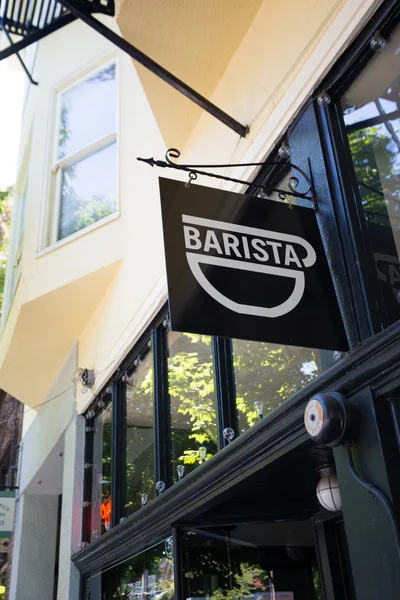 NW 23 Barista-магазин Портленд штату Орегон — стокове фото