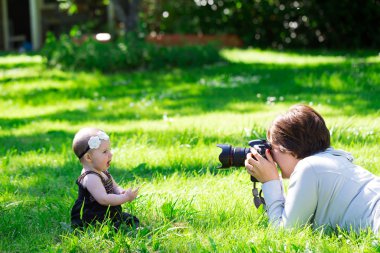 Bebek fotoğrafçı Fotoğraf oturumu