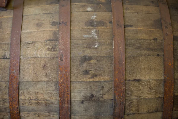 Whiskey Barrel Detail Texture — Stock Photo, Image