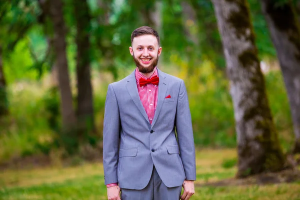 Groom Wedding Day Fashion — Stock Photo, Image