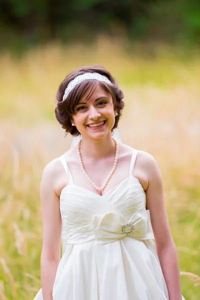 Bride Fashion Wedding Portrait — Stock Photo, Image