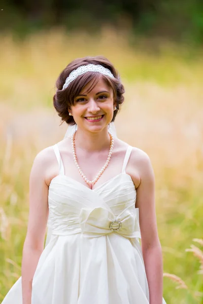 Bride Fashion Wedding Portrait — Stock Photo, Image