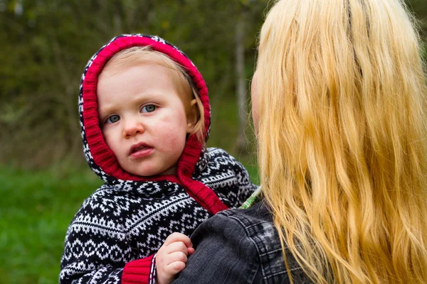 Mor dotter porträtt — Stockfoto