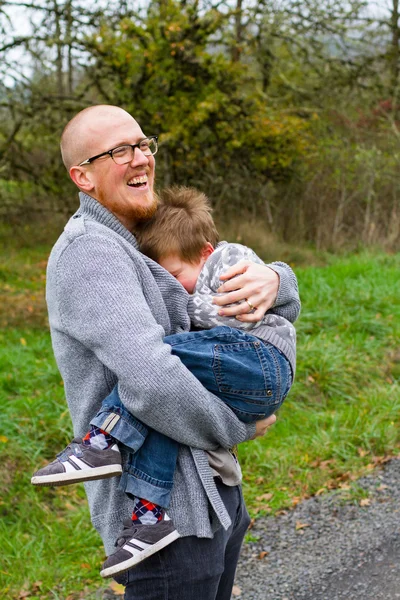 Father Son Portrait — Stock Photo, Image