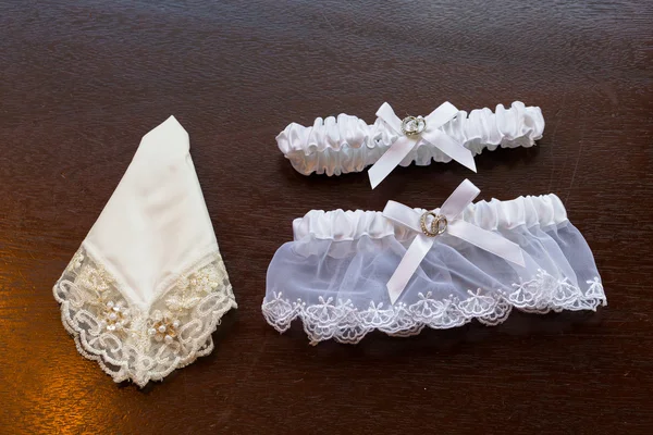 Свадебная подвязка — стоковое фото