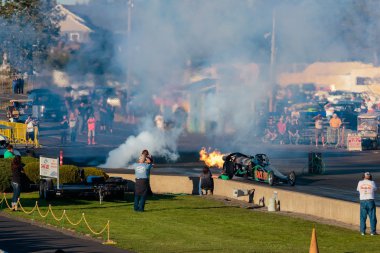NHRA 30 yıllık Güz klasik Woodburn Dragstrip