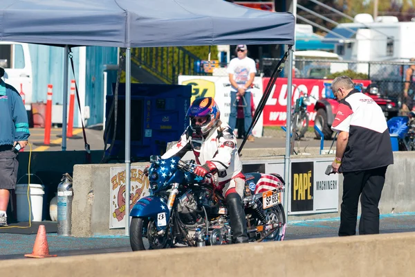 NHRA 30 roční propad Classic na Woodburn Dragstrip — Stock fotografie