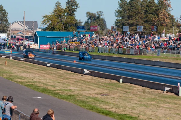 NHRA 30 roční propad Classic na Woodburn Dragstrip — Stock fotografie