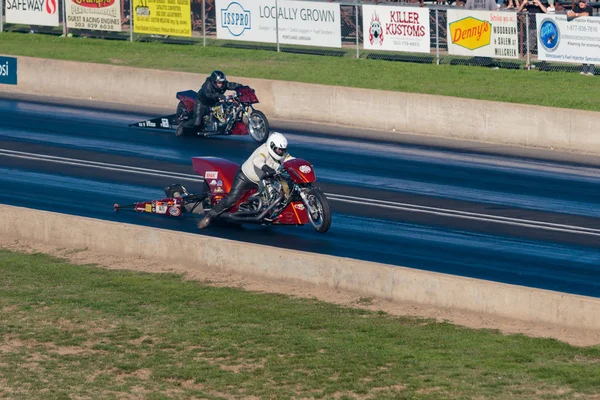 NHRA 30 yıllık Güz klasik Woodburn Dragstrip — Stok fotoğraf