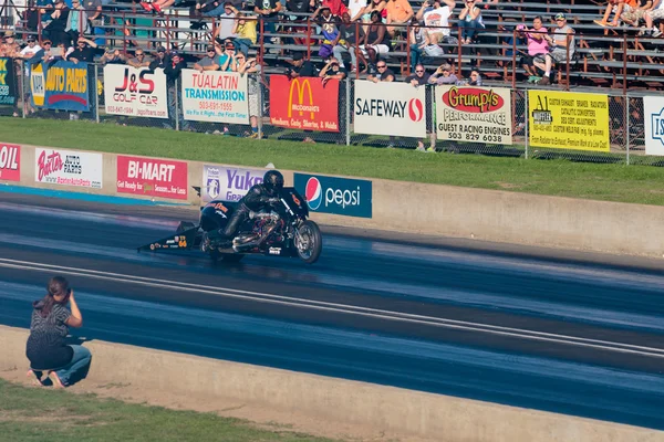 NHRA 30 yıllık Güz klasik Woodburn Dragstrip — Stok fotoğraf