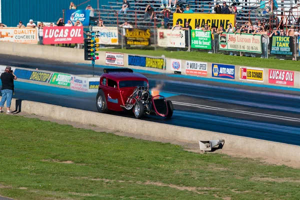 NHRA 30 éves Leléptetés: Woodburn Dragstrip — Stock Fotó