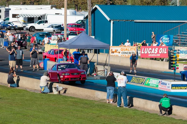 NHRA 30 roční propad Classic na Woodburn Dragstrip — Stock fotografie