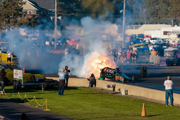 NHRA 30º Clásico Anual de Otoño en el Woodburn Dragstrip —  Fotos de Stock