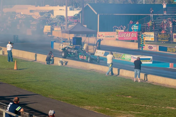 NHRA 30 roční propad Classic na Woodburn Dragstrip — Stock fotografie