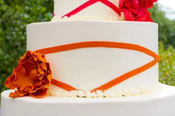 Pastel de recepción de boda — Foto de Stock