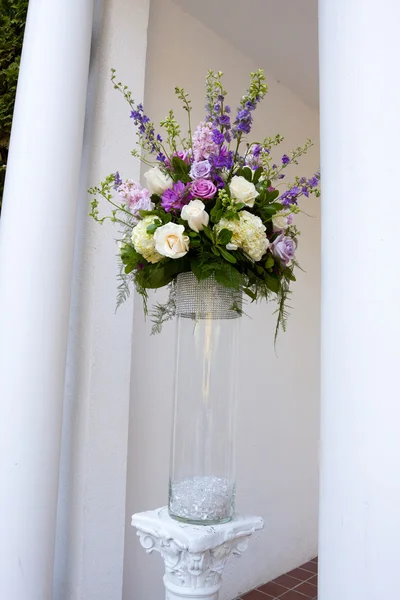 Свадебный декор цветов — стоковое фото