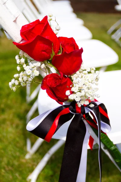 Flores de decoração de casamento — Fotografia de Stock