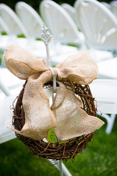 Corona decoración de la boda —  Fotos de Stock