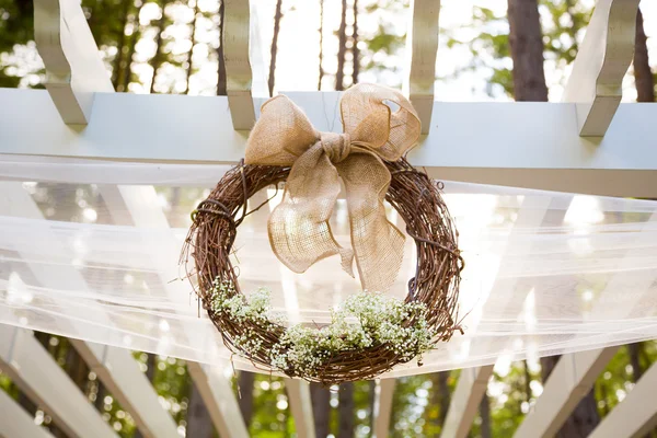 Wreath Wedding Decor — Stock Photo, Image