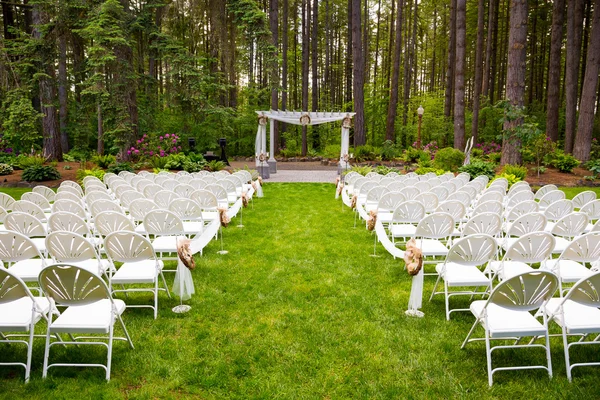 Local de casamento natural ao ar livre em Oregon — Fotografia de Stock