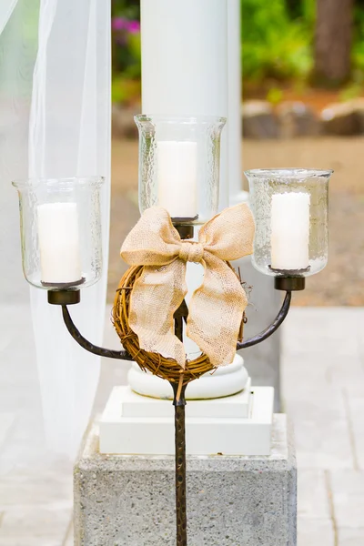 Bougies de cérémonie de mariage — Photo