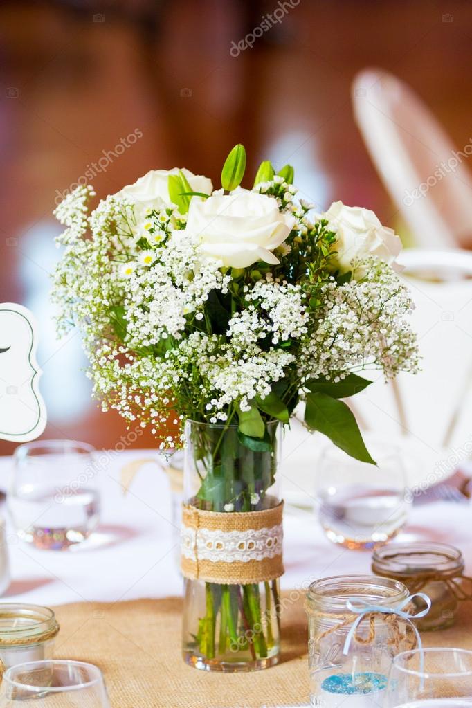 wedding reception table centerpieces