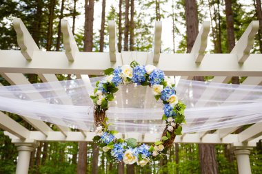 Düğün çelengi dekor