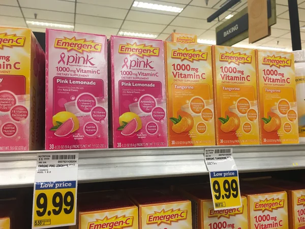 Cajas de vitamina C Emergen-C — Foto de Stock