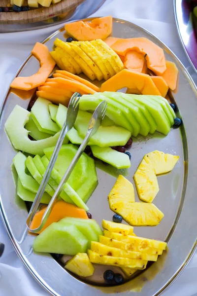 Placa de frutas de recepção de casamento — Fotografia de Stock