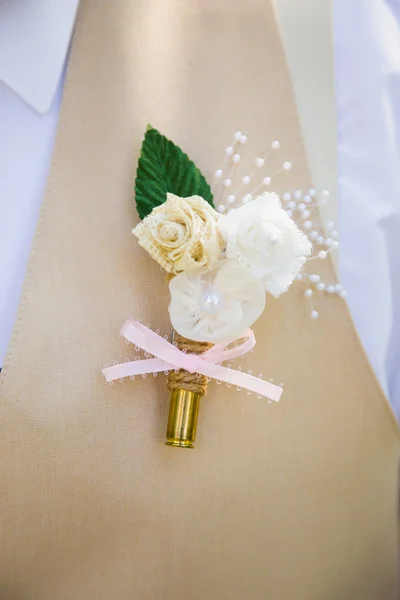 Bullet Groom Boutineer — Stock Photo, Image