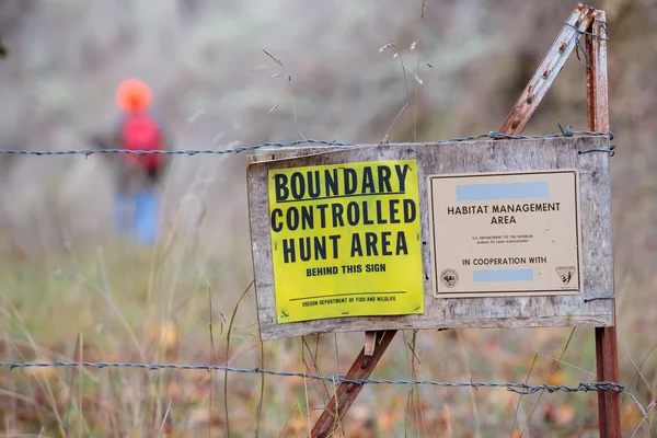 BLM North Bank Habitat Management Area Controlled Hunt — 图库照片