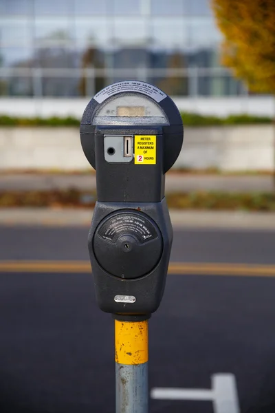 Two Hour Parking Meter Quarters Only — Stock Photo, Image