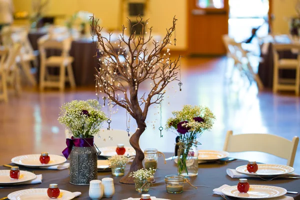 Wedding Reception Centerpiece — Stock Photo, Image