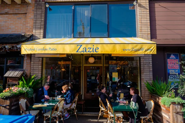 Zazie 카페 산 Francisco — 스톡 사진