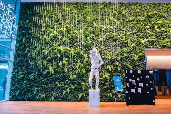 Living Wall Inside Building — Stock Photo, Image