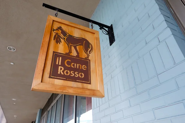 Il kamışı Rosso Restoran — Stok fotoğraf