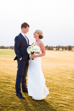 Gelin ve Damat Düğün günü portre