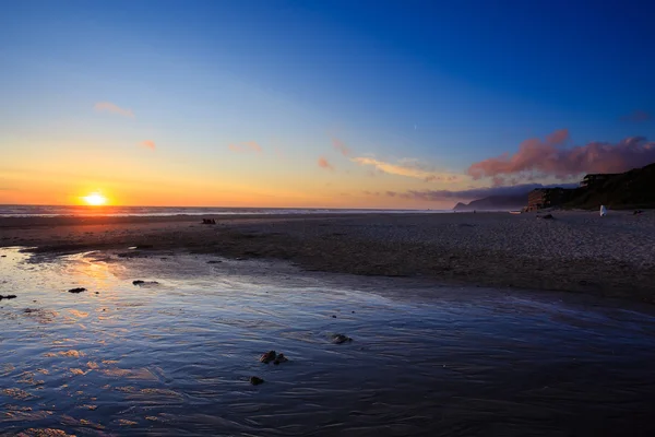 Oregon Beach Sunset in Lincoln City — Stock Photo, Image