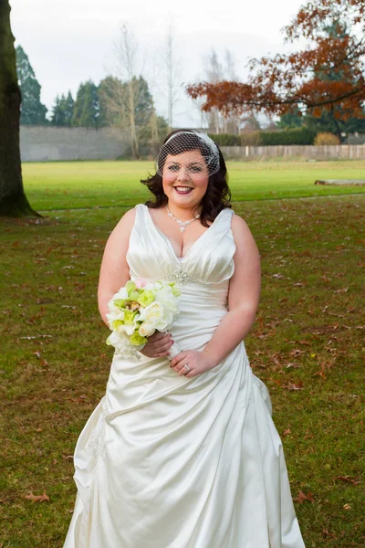 結婚式の日の花嫁のブライダル肖像画 — ストック写真