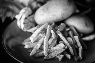 Lezzetli ev yapımı Fransız ateşi.