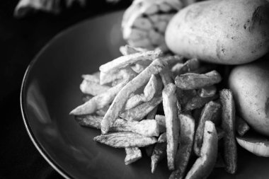 Lezzetli ev yapımı Fransız ateşi.