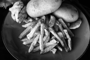 Lezzetli ev yapımı Fransız ateşi.